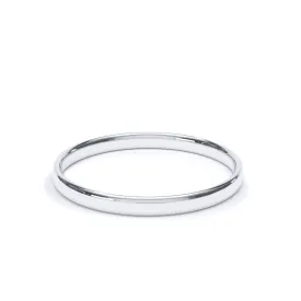 - Regular Court Profile Plain Wedding Ring 18k White Gold