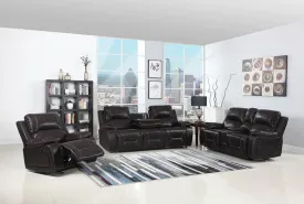 124" Classy Brown Leather Sofa Set By Homeroots