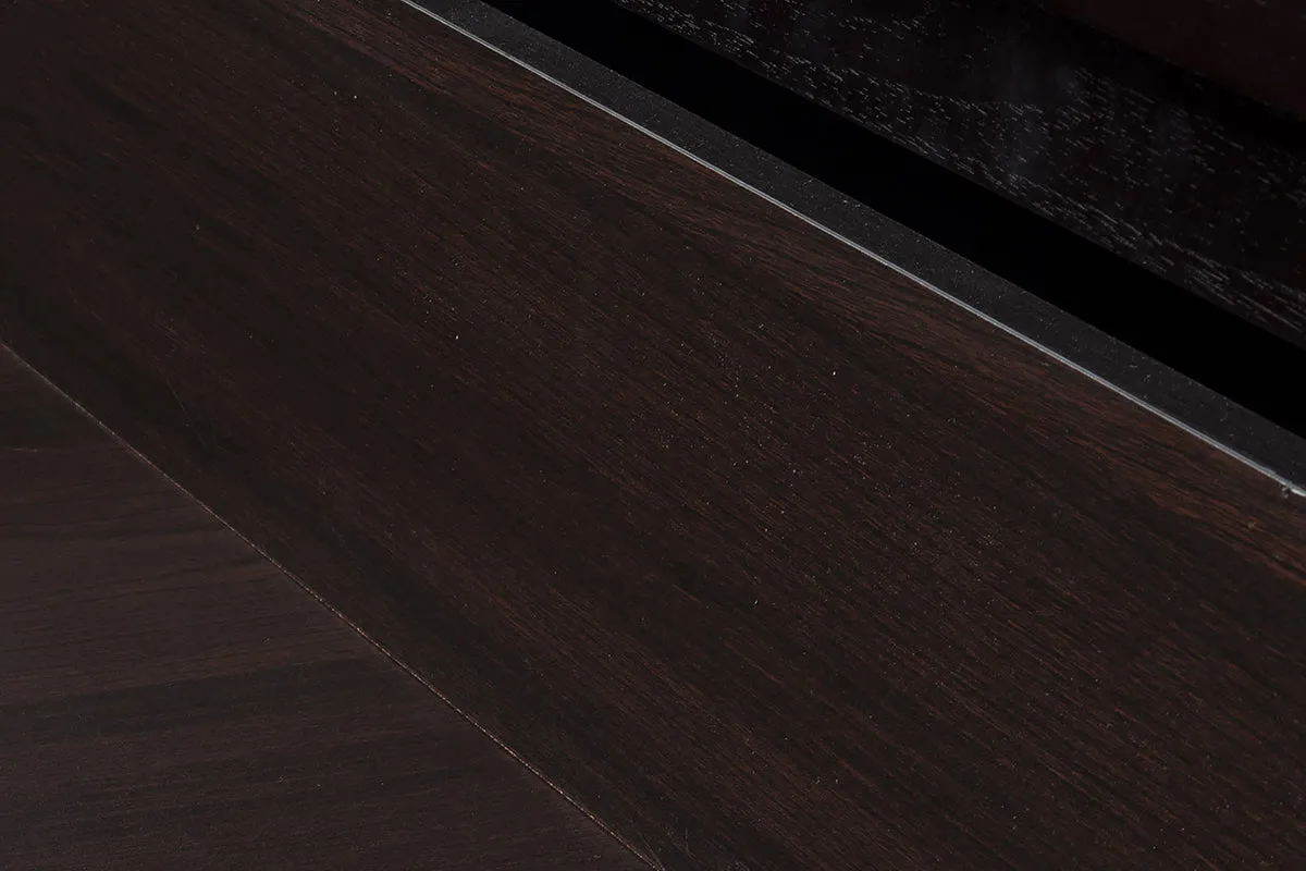 18' Wenge Veneer And Mdf Nightstand By Homeroots