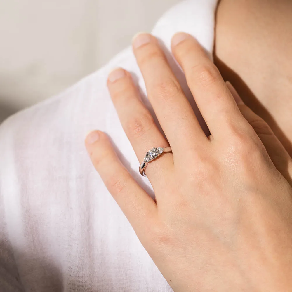 18ct White Gold .40ct Diamond Elysian Ring