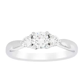 18ct White Gold .40ct Diamond Elysian Ring