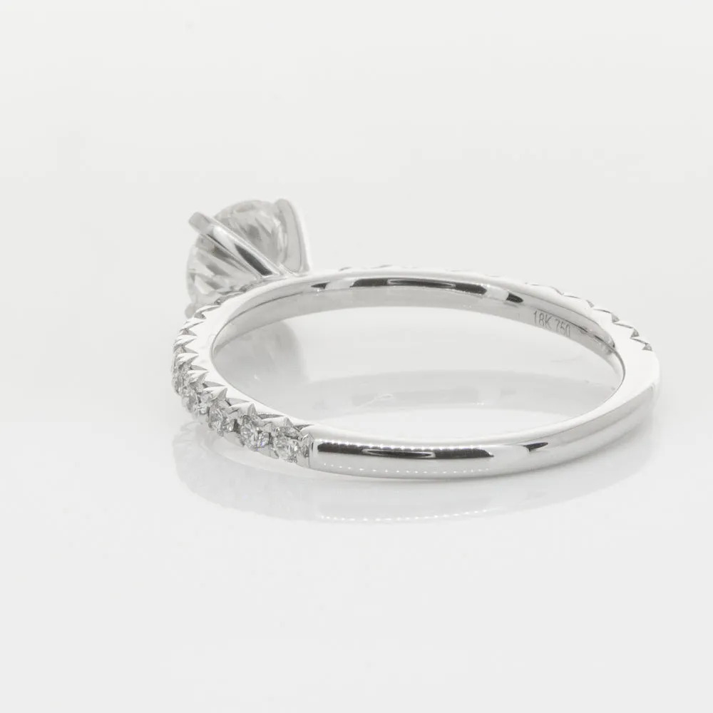 18ct White Gold .80ct Diamond Comet Ring