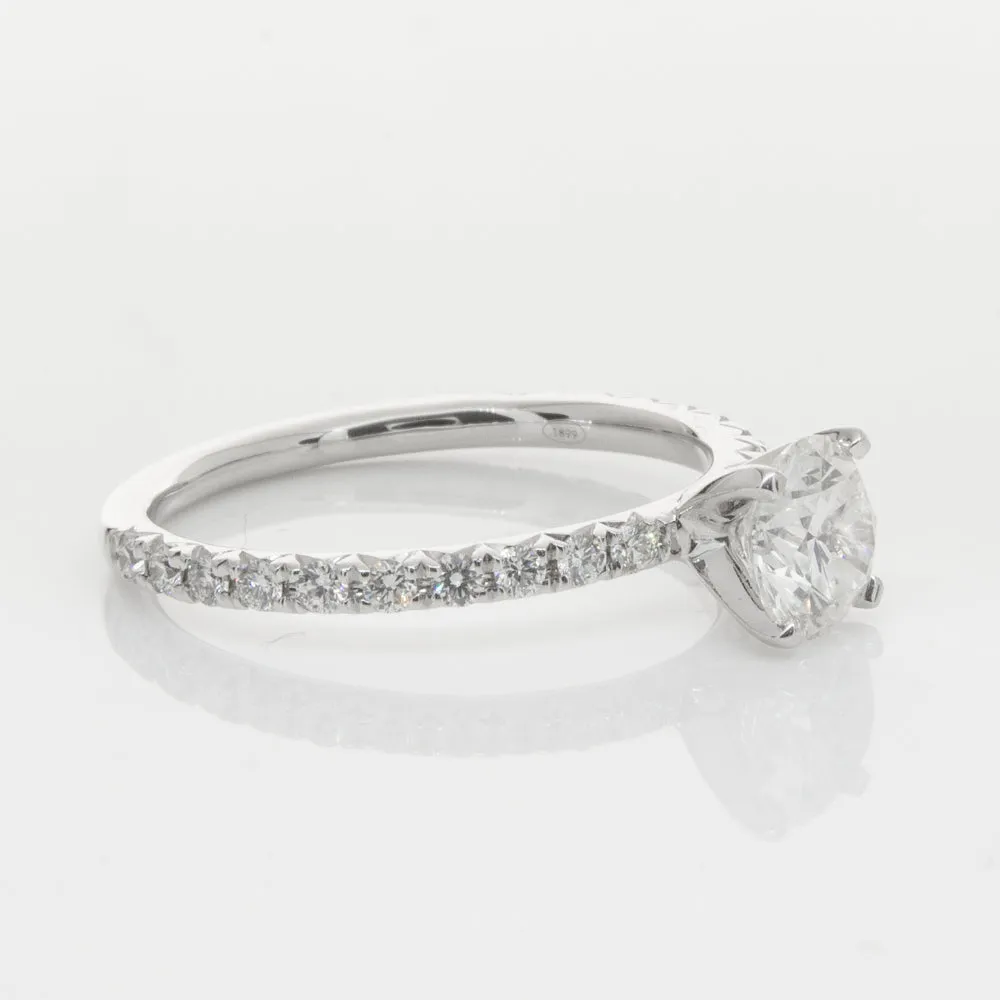 18ct White Gold .80ct Diamond Comet Ring