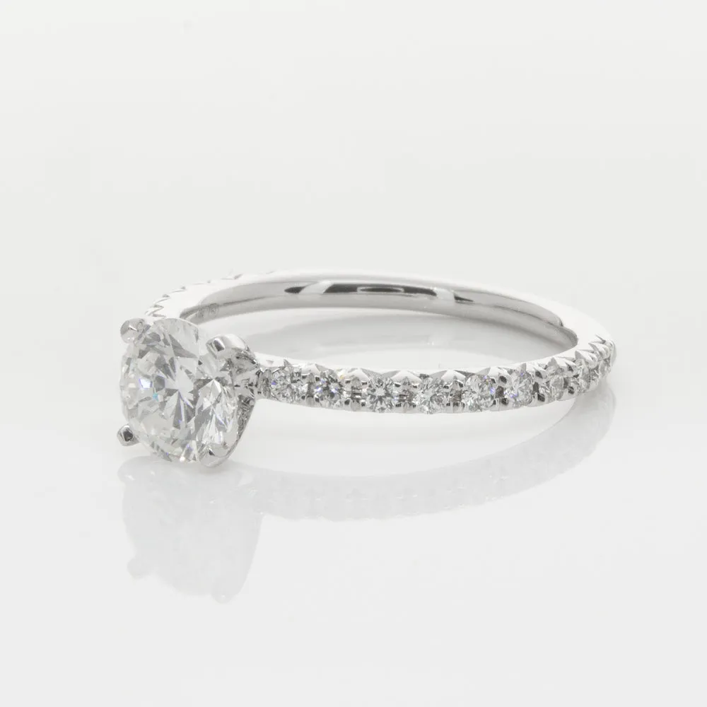 18ct White Gold .80ct Diamond Comet Ring