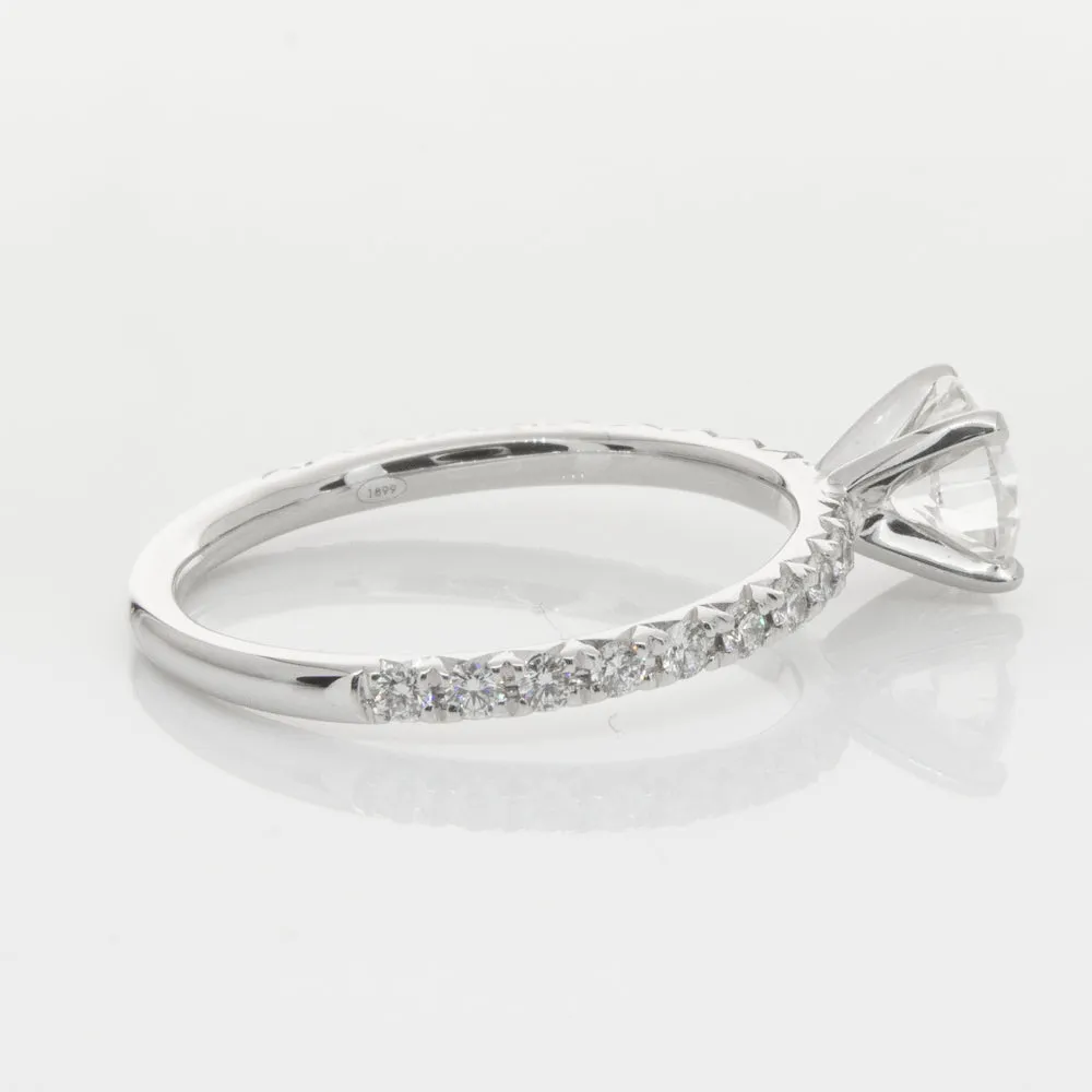 18ct White Gold .80ct Diamond Comet Ring