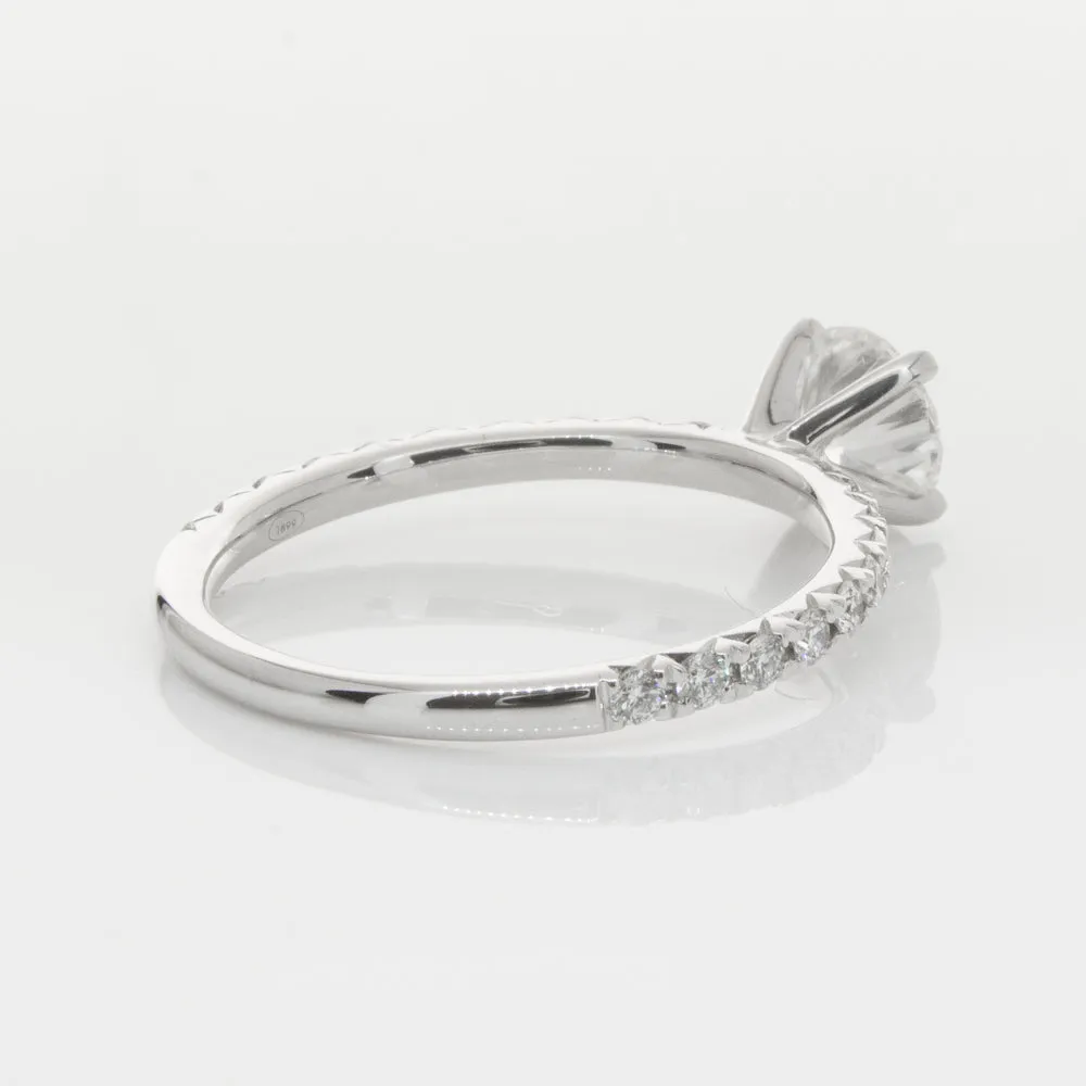 18ct White Gold .80ct Diamond Comet Ring