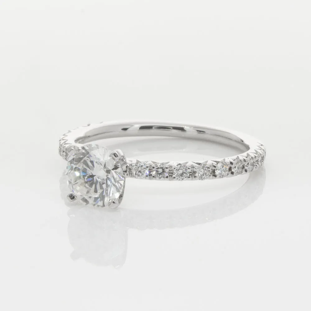 18ct White Gold .80ct Diamond Comet Ring