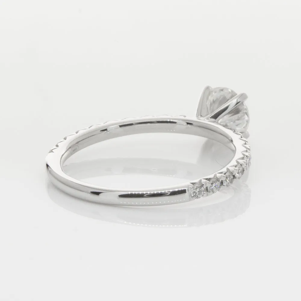 18ct White Gold .80ct Diamond Comet Ring