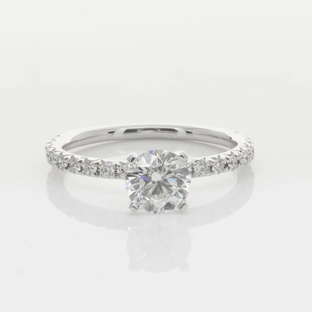 18ct White Gold .80ct Diamond Comet Ring