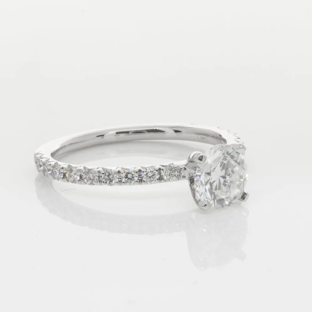 18ct White Gold .80ct Diamond Comet Ring
