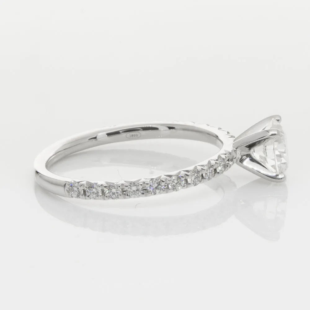 18ct White Gold .80ct Diamond Comet Ring