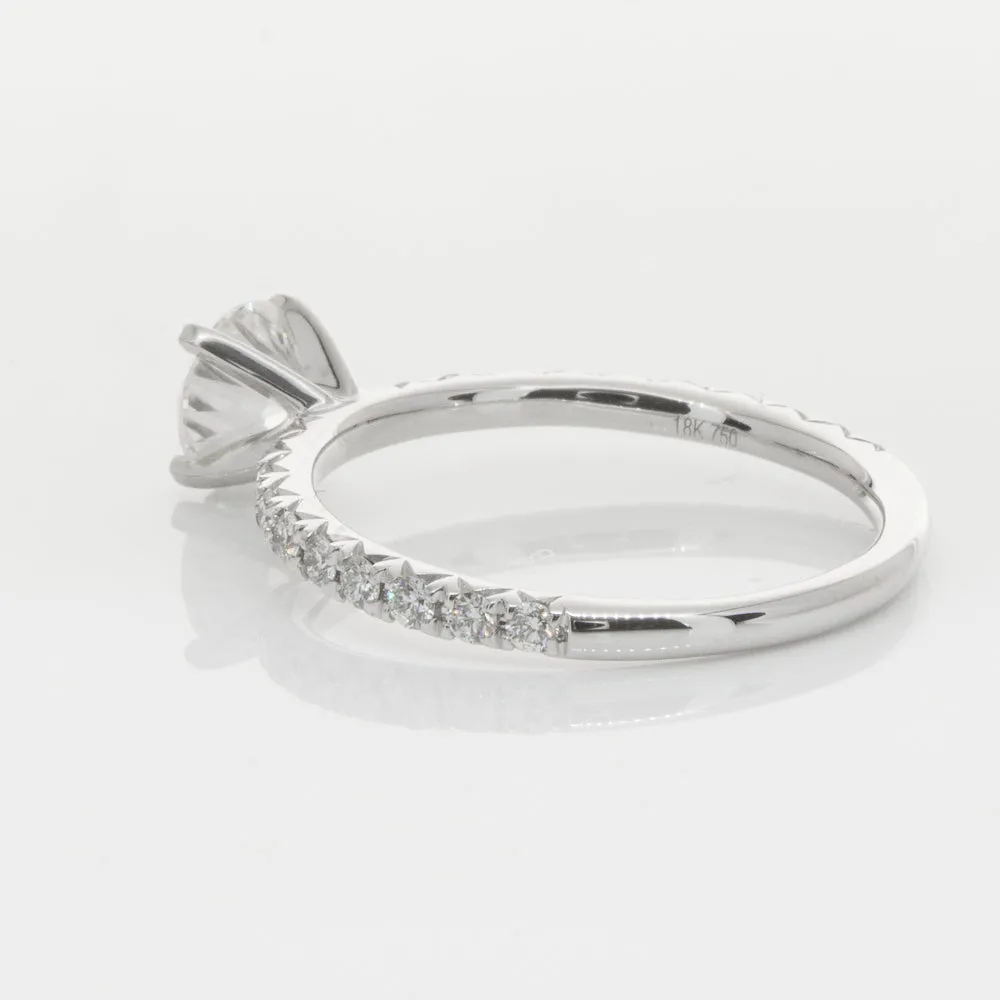 18ct White Gold .80ct Diamond Comet Ring