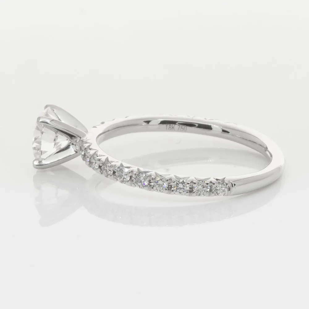 18ct White Gold .80ct Diamond Comet Ring
