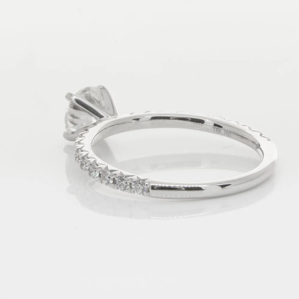 18ct White Gold .80ct Diamond Comet Ring
