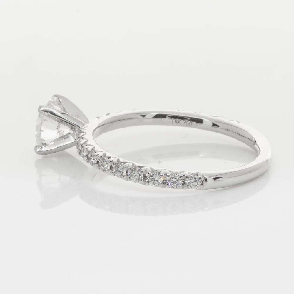 18ct White Gold .80ct Diamond Comet Ring