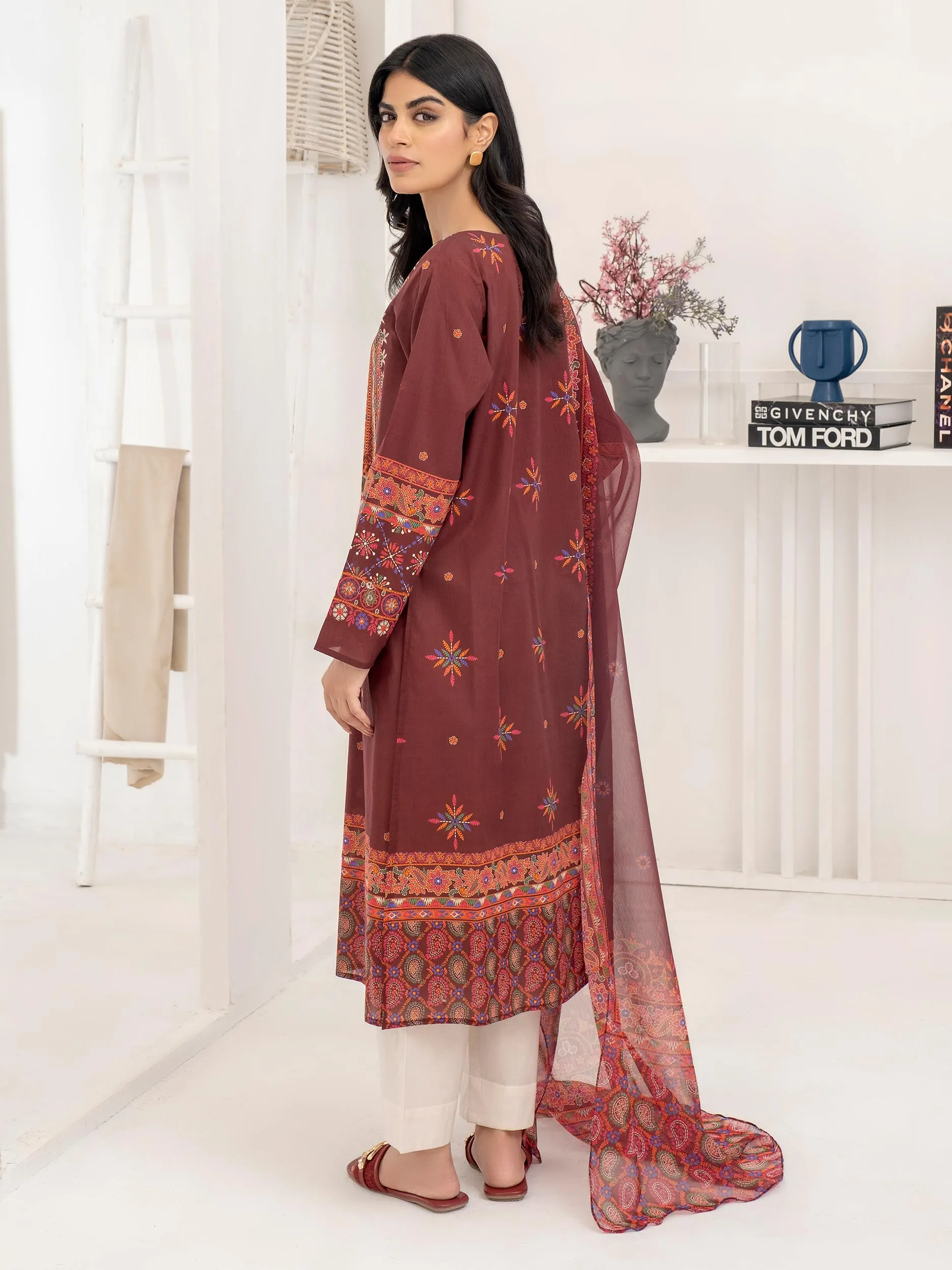 2 Piece Lawn Suit-Printed (Unstitched) REPLACE PHOTOS