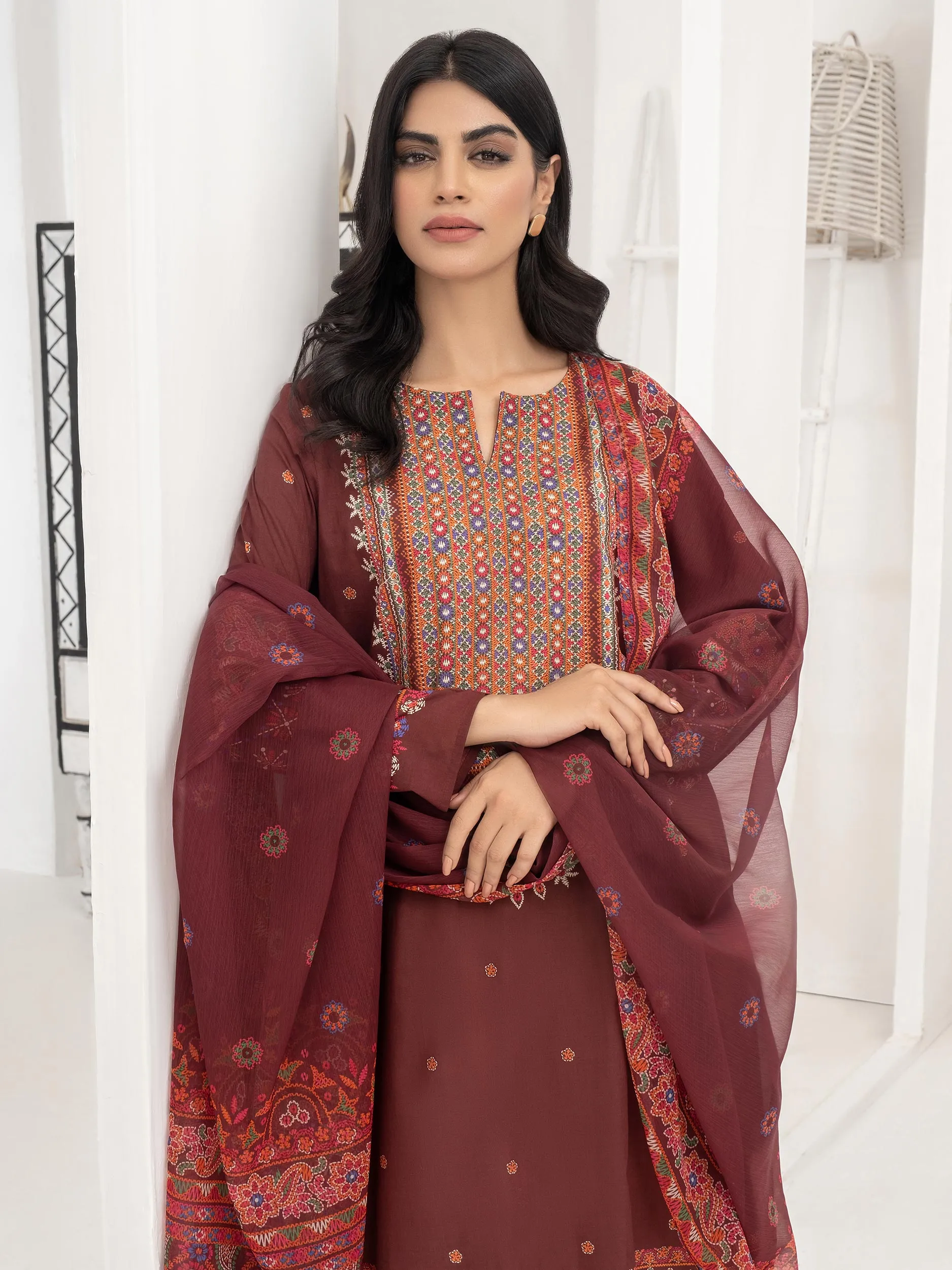 2 Piece Lawn Suit-Printed (Unstitched) REPLACE PHOTOS