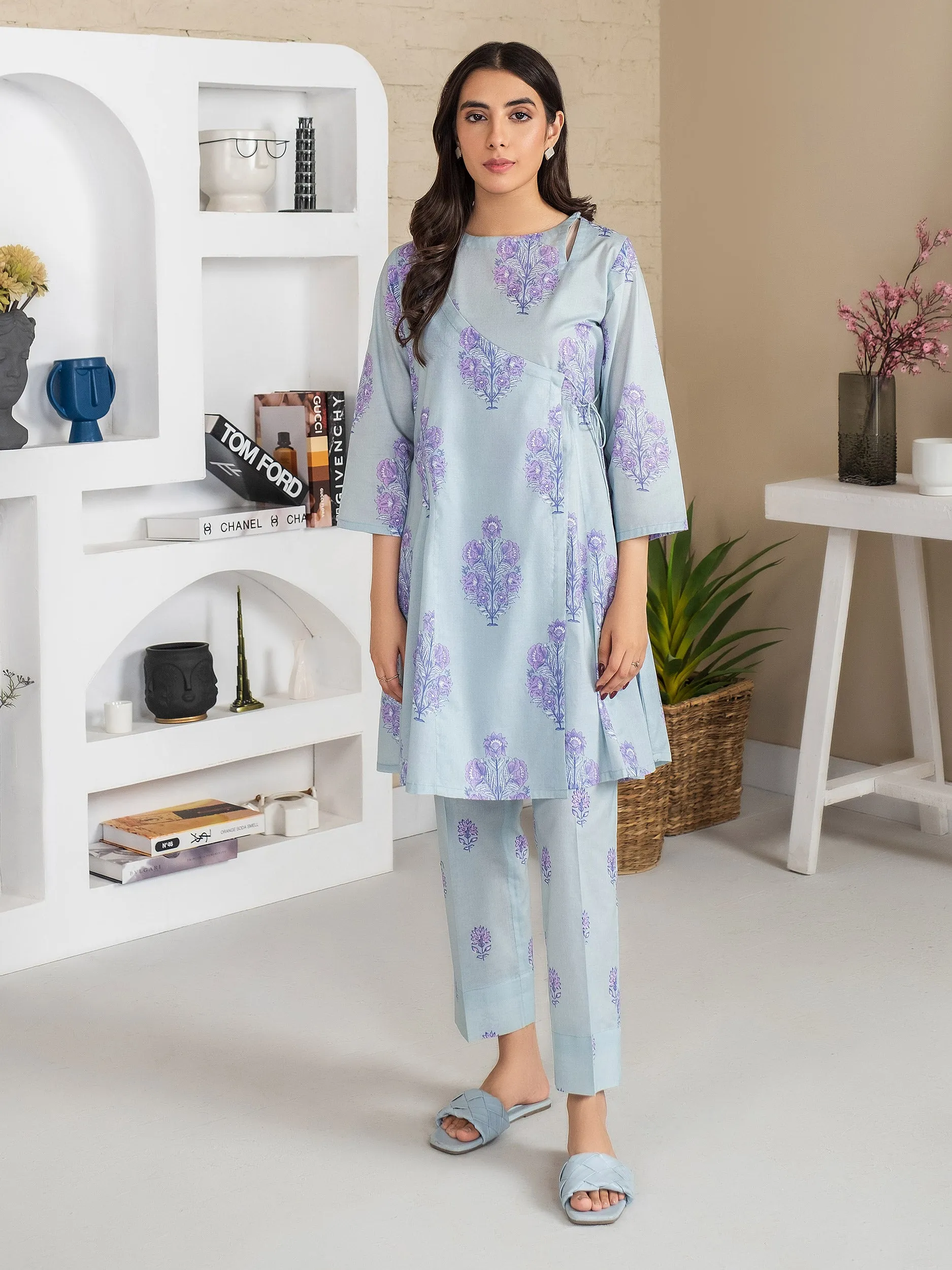 2 Piece Lawn Suit-Printed(Unstitched)