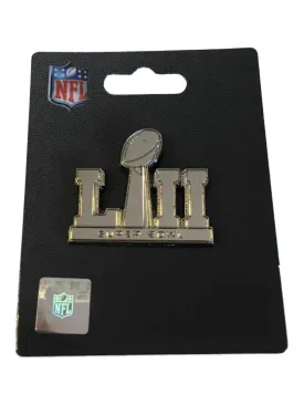 2018 Super Bowl 52 LII Trophy Logo Aminco Collectible Metal Lapel Pin