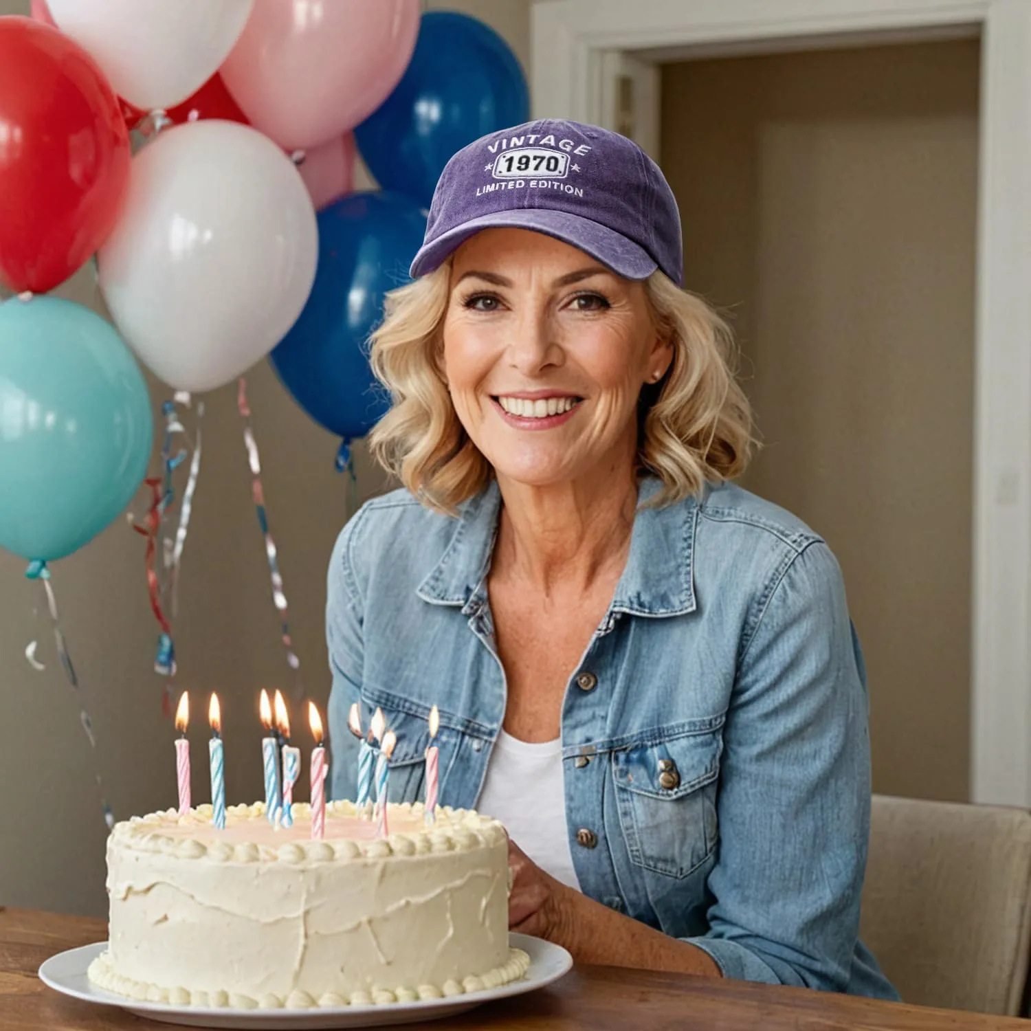 55th Birthday Gifts for Men Women 55 Year Old Gift Idea 1970 Vintage Baseball Hats
