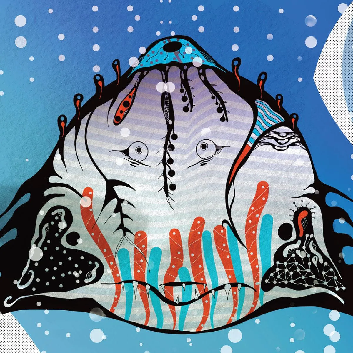 A2 Underwater Creatures Wall Big Art Print Kitchen Living Room Unframed Unique