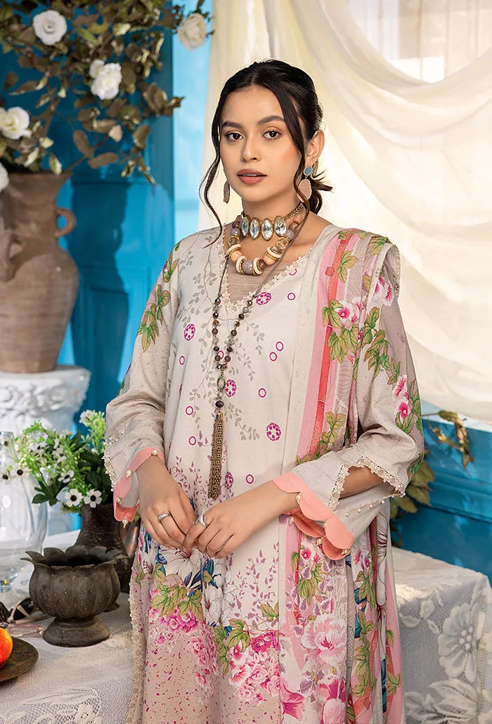 Aangan by Humdum Digital Printed Lawn Unstitched 3Pc Suit AG-07