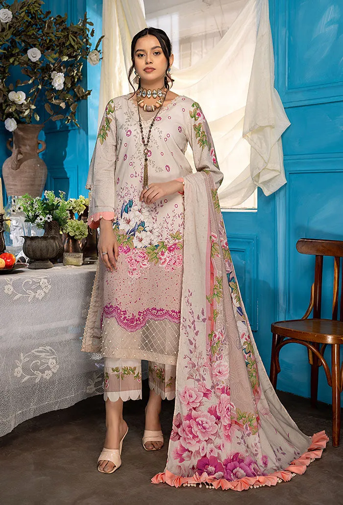 Aangan by Humdum Digital Printed Lawn Unstitched 3Pc Suit AG-07
