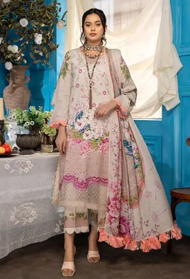 Aangan by Humdum Digital Printed Lawn Unstitched 3Pc Suit AG-07