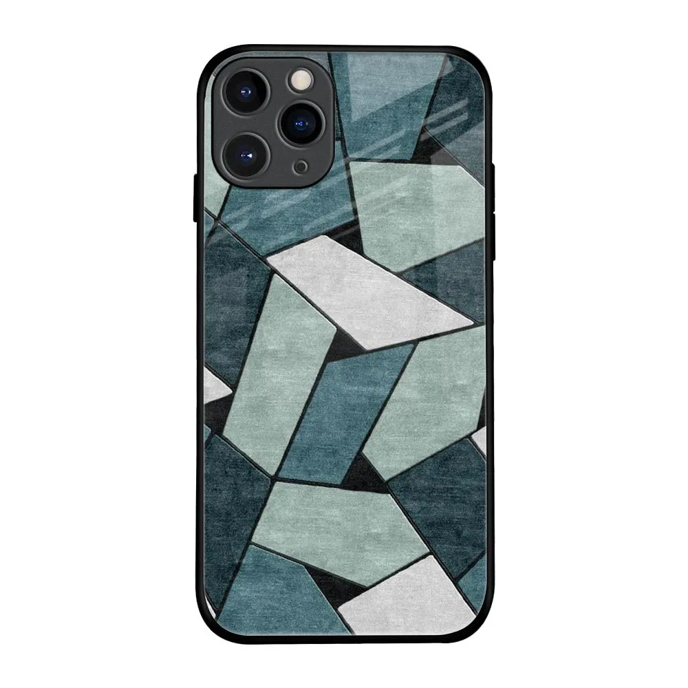 Abstact Tiles Glass Case for iPhone 11 Pro