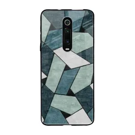 Abstact Tiles Glass Case for Xiaomi Redmi K20