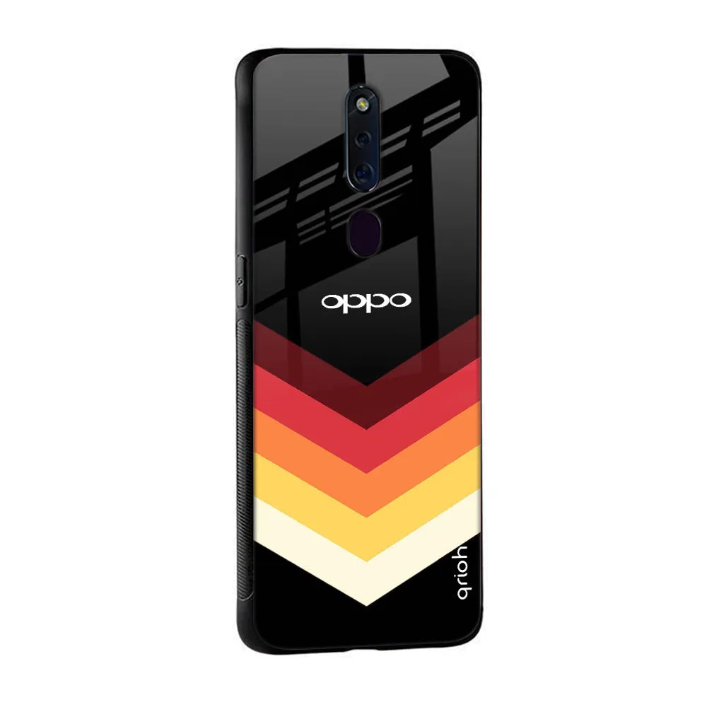 Abstract Arrow Pattern Glass Case For Oppo K10 5G