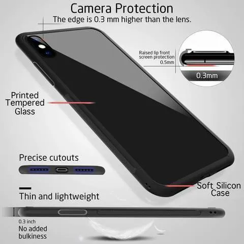 Abstract Arrow Pattern Glass Case For Oppo K10 5G