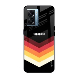 Abstract Arrow Pattern Glass Case For Oppo K10 5G