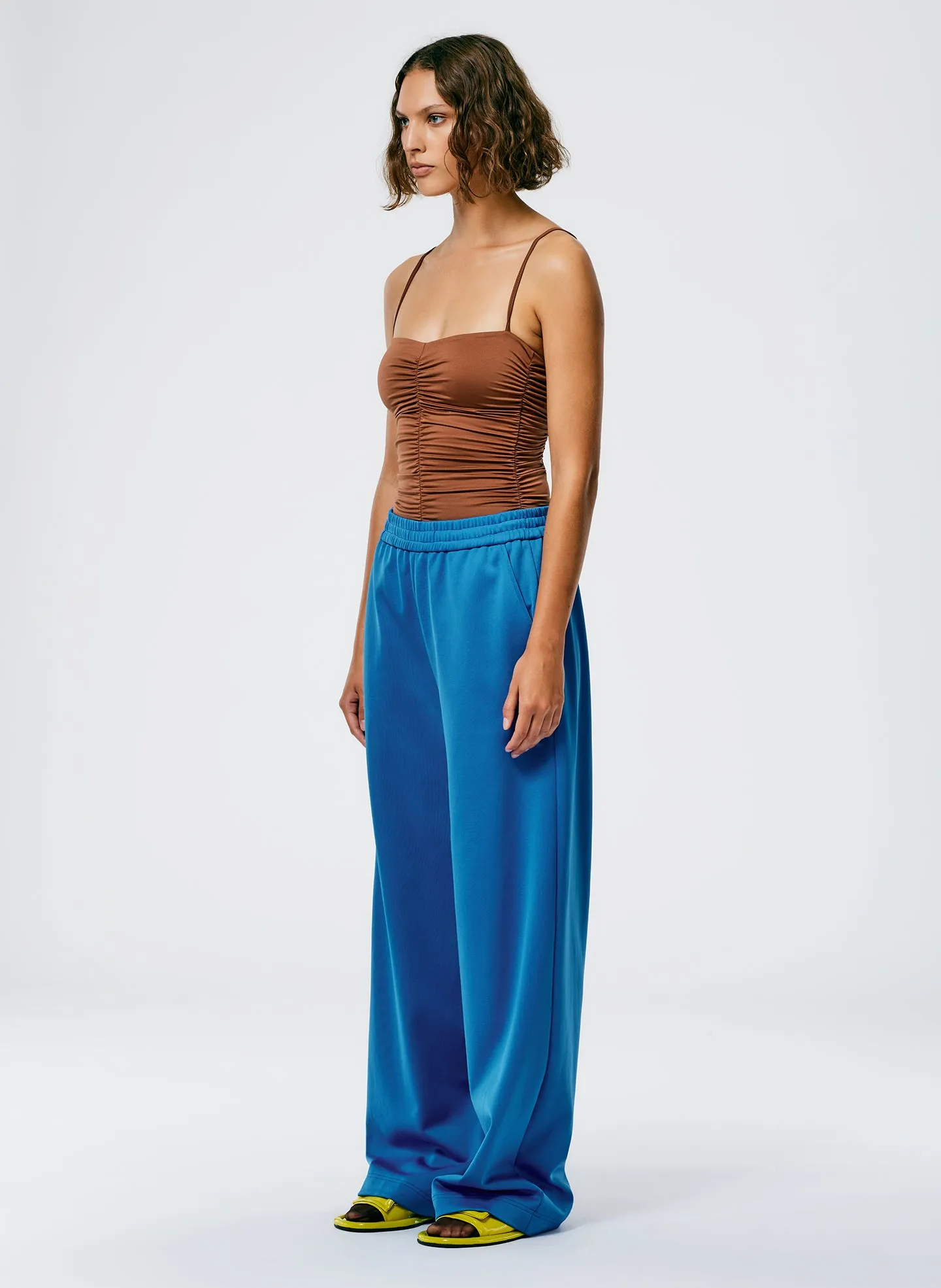 Active Knit Wide Leg Pull On Pant