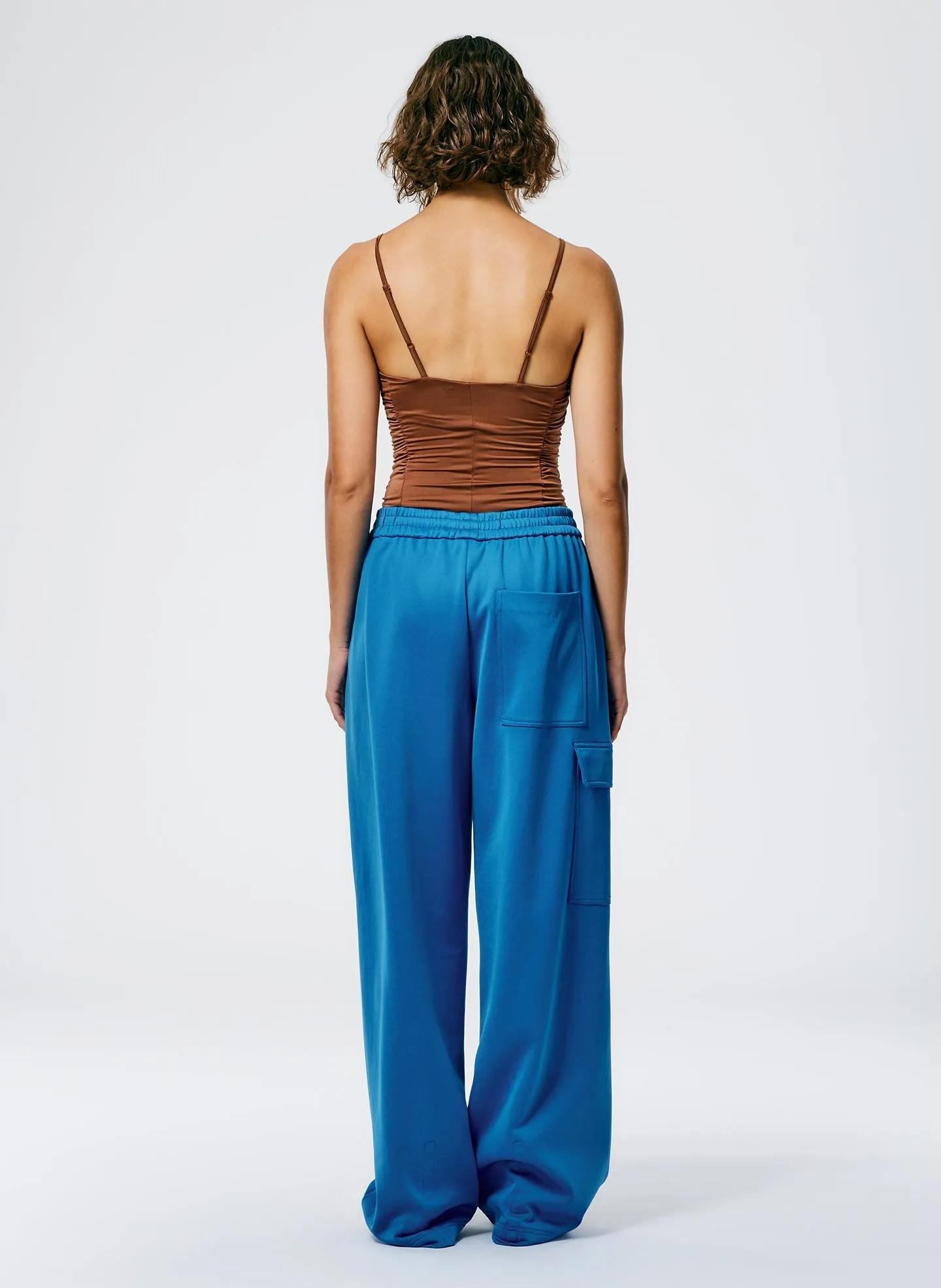 Active Knit Wide Leg Pull On Pant
