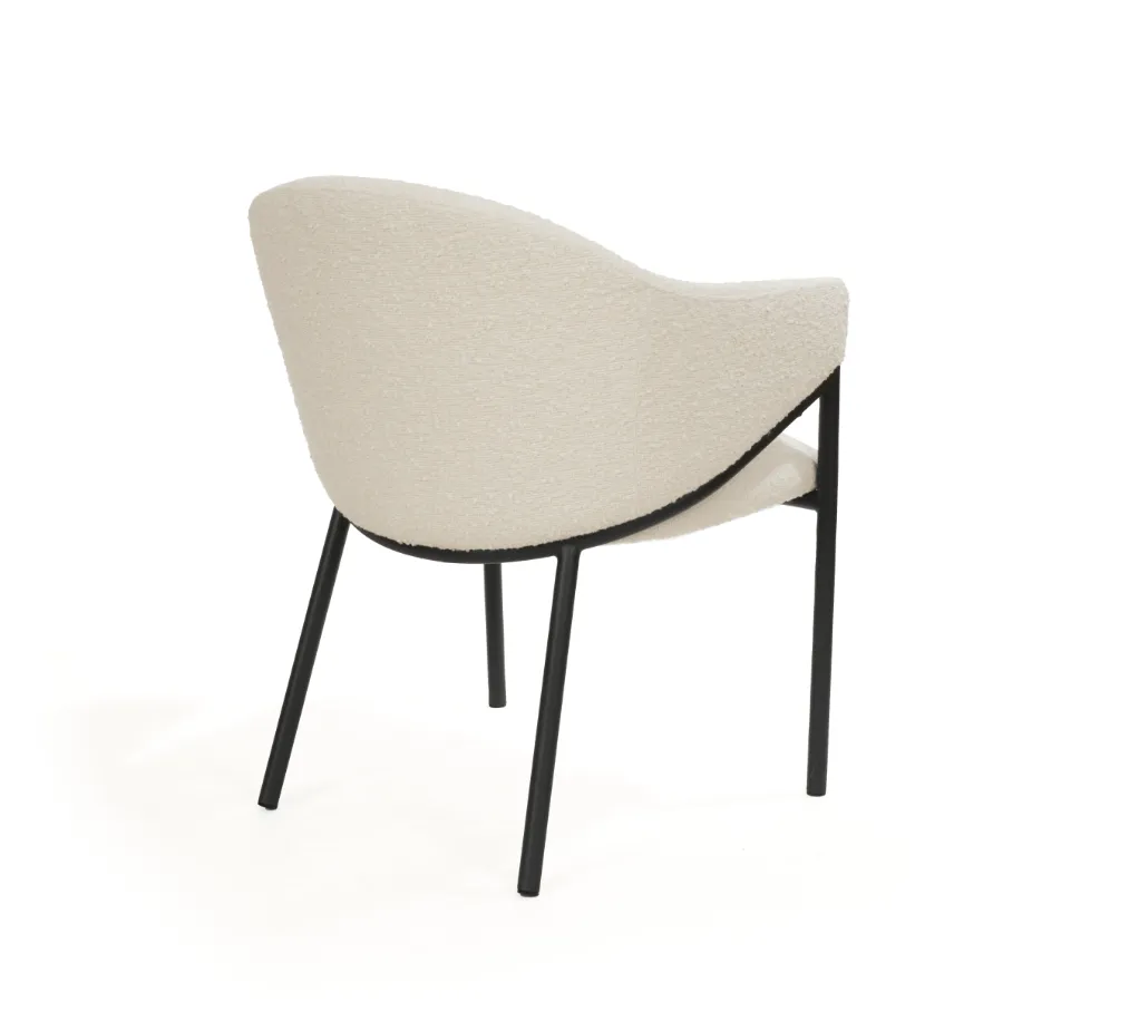 Aidan Armchair - Polar Bouclé - Set of 2