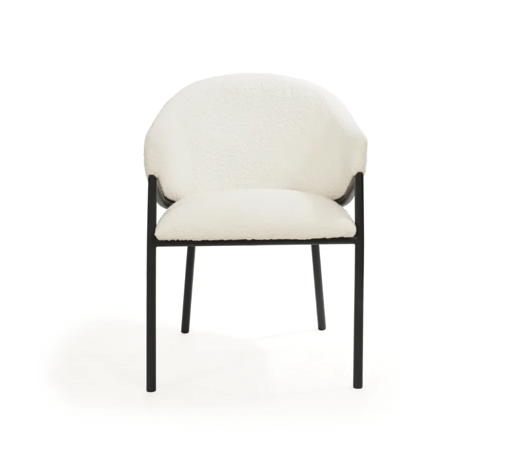 Aidan Armchair - Polar Bouclé - Set of 2