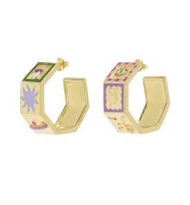 Alchemy Hoop Earrings