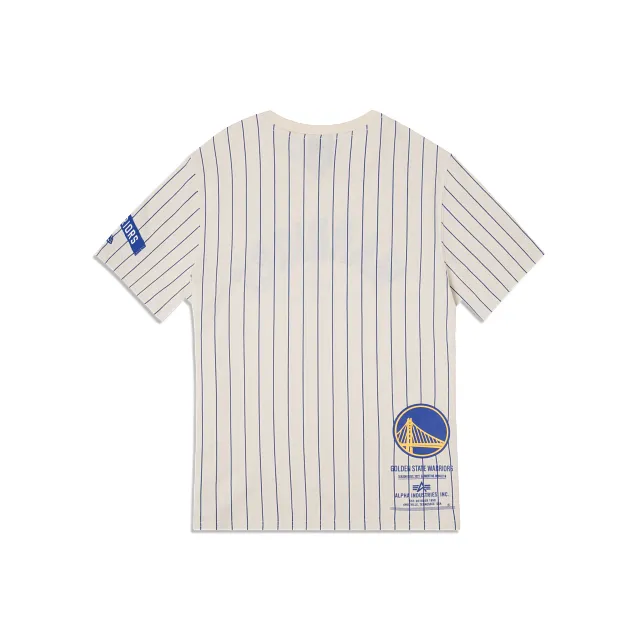 Alpha Industries X Golden State Warriors Striped T-Shirt