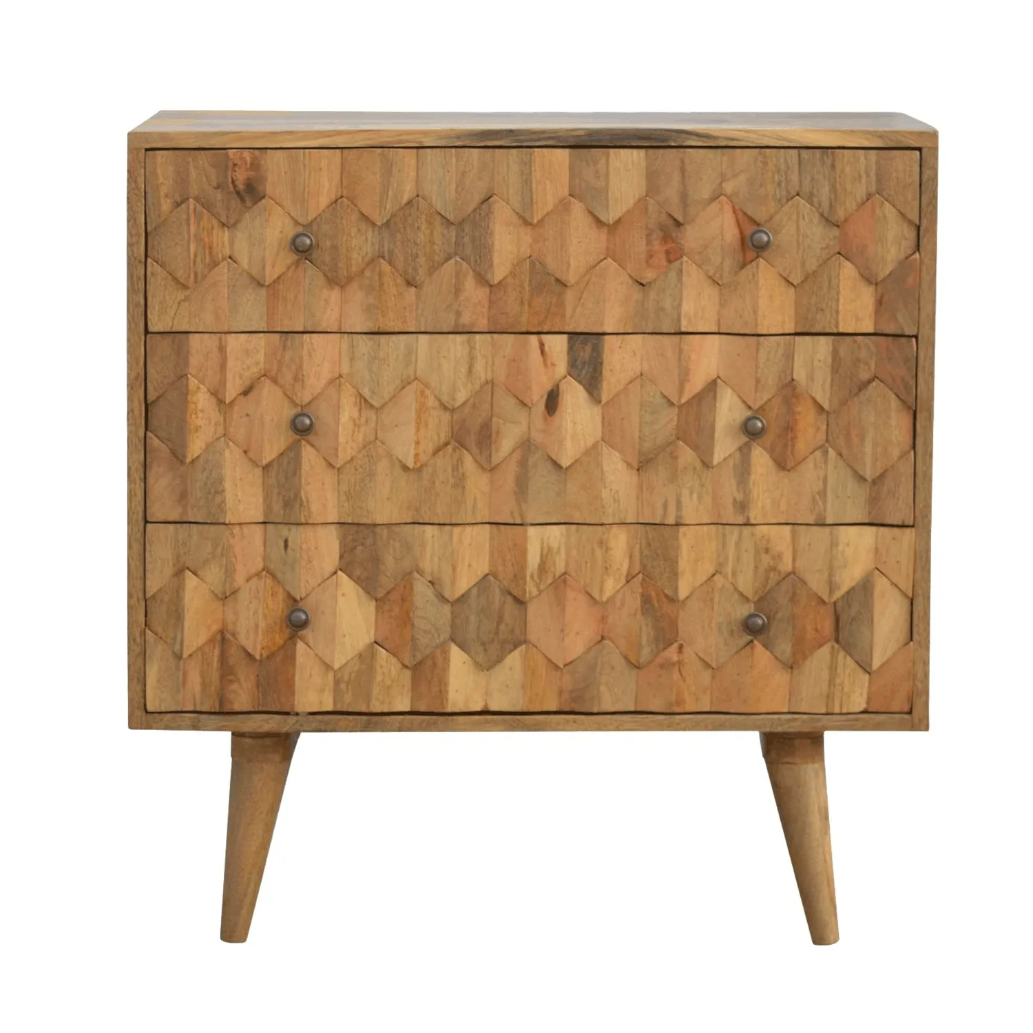 Alsvin Unique Pineapple Carved Chest