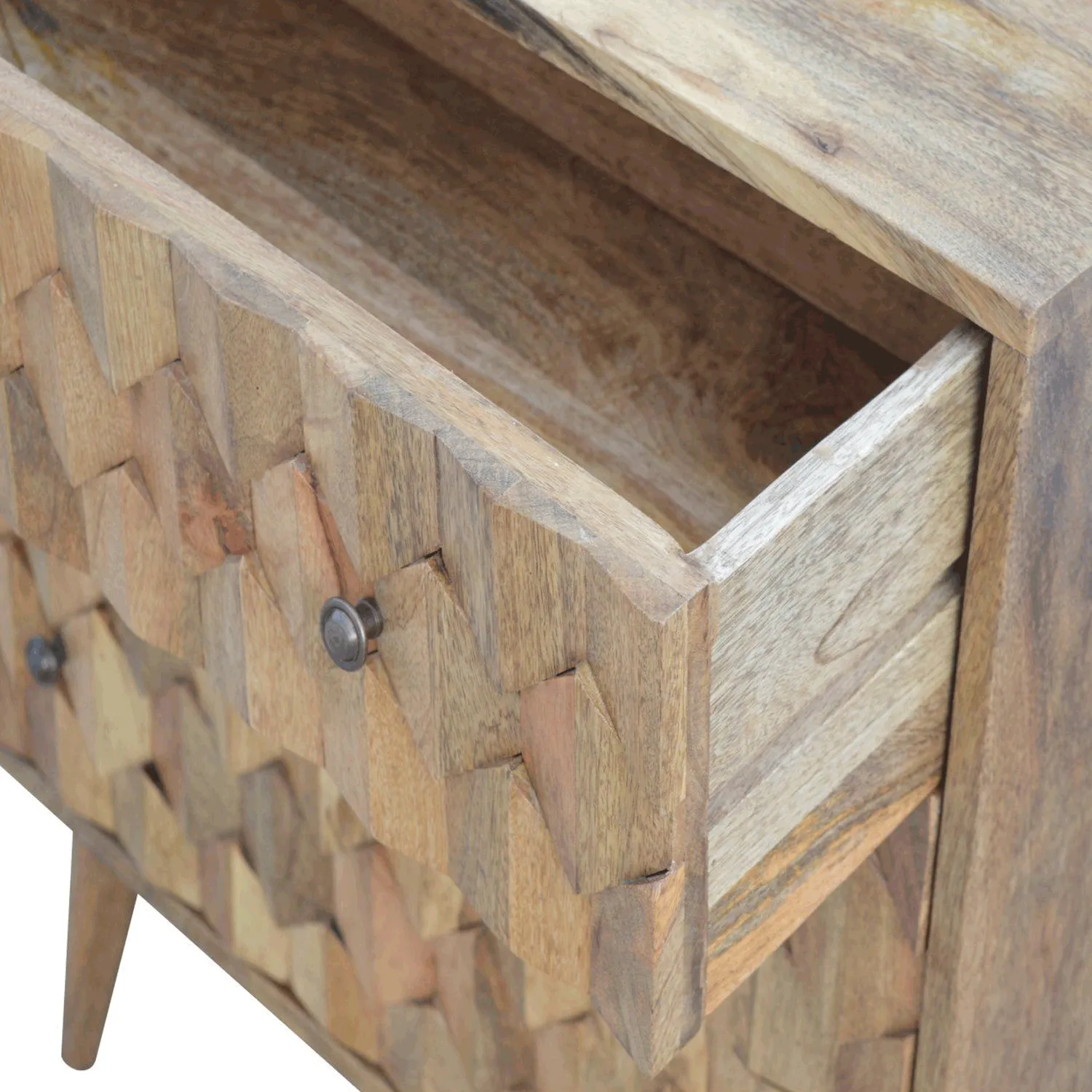 Alsvin Unique Pineapple Carved Chest
