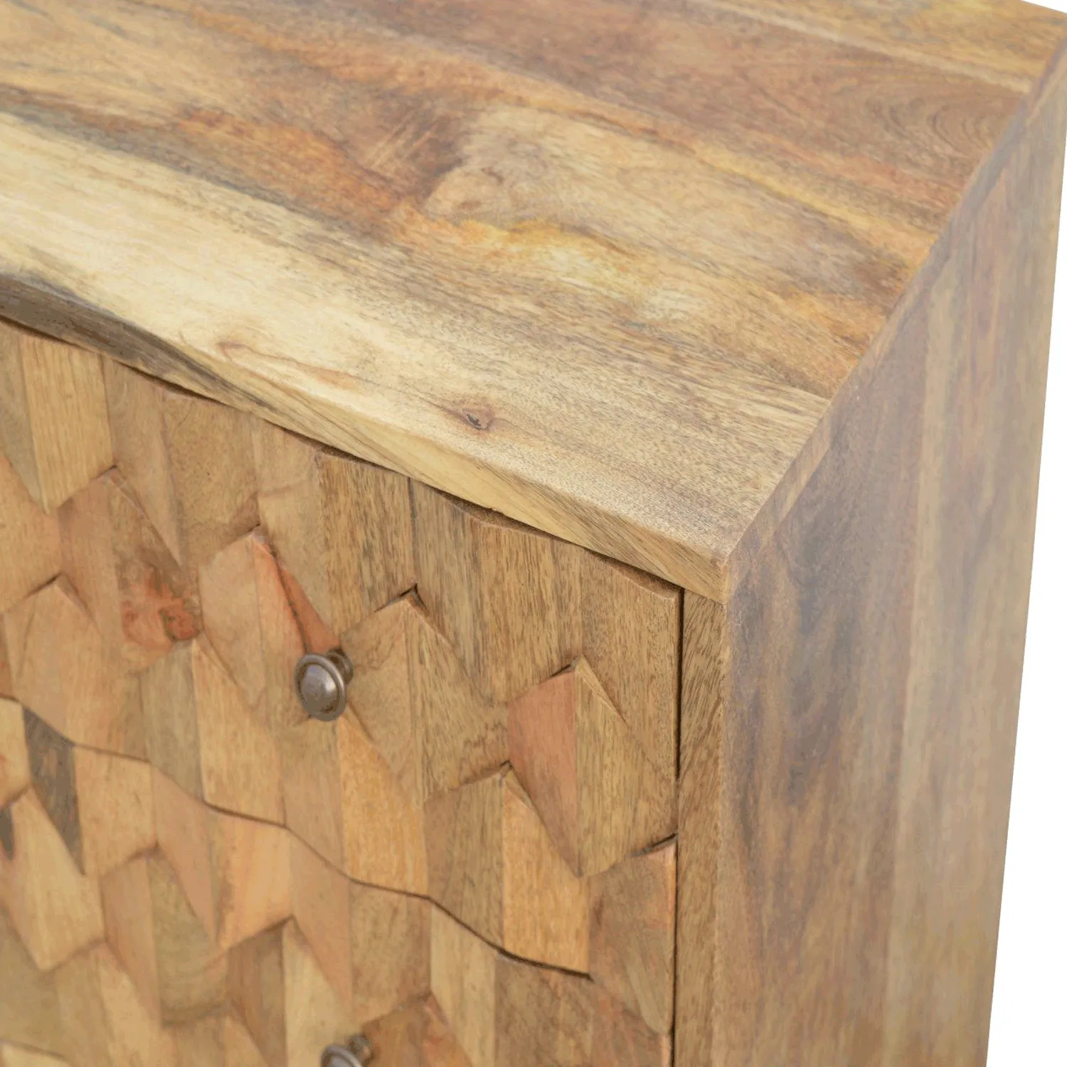 Alsvin Unique Pineapple Carved Chest