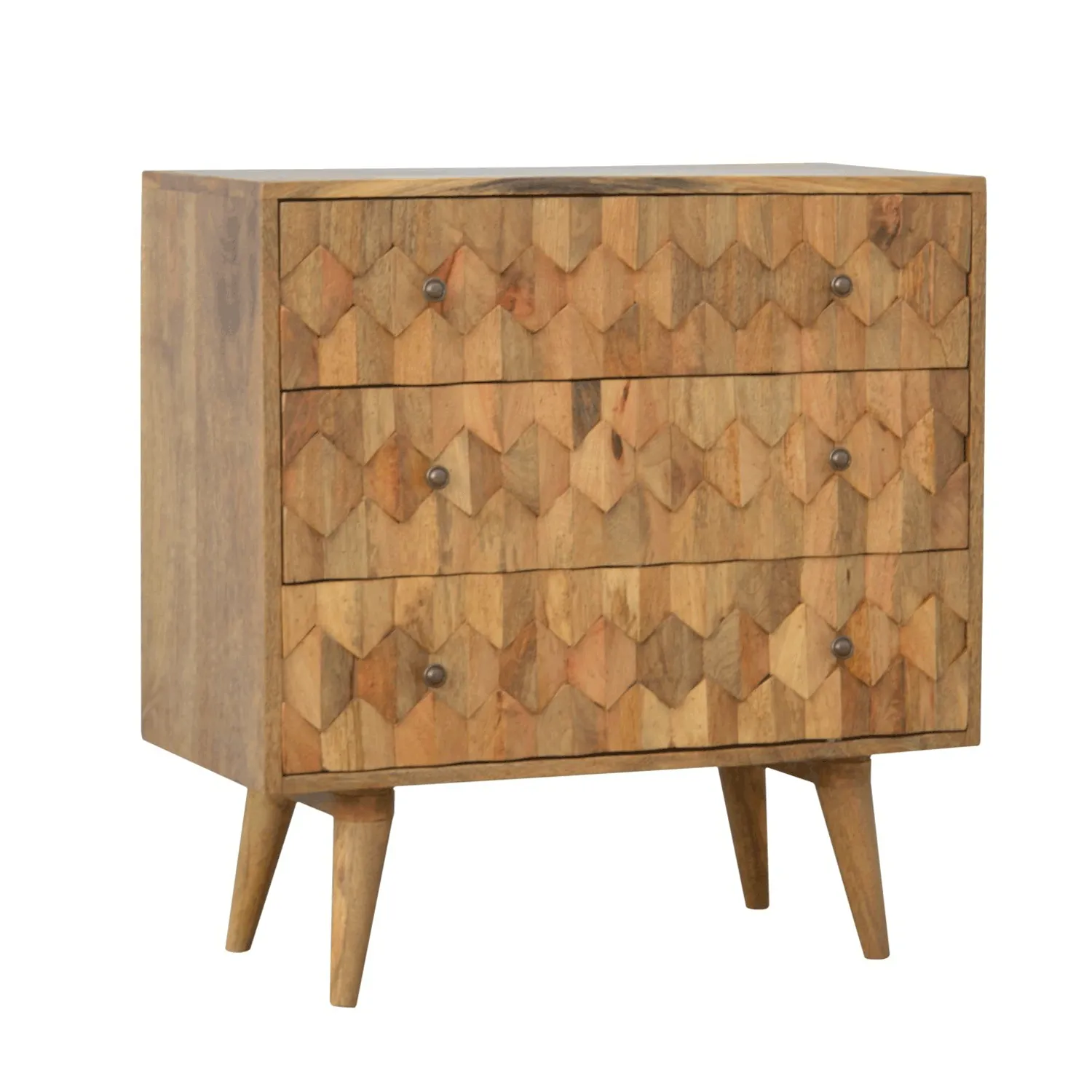 Alsvin Unique Pineapple Carved Chest