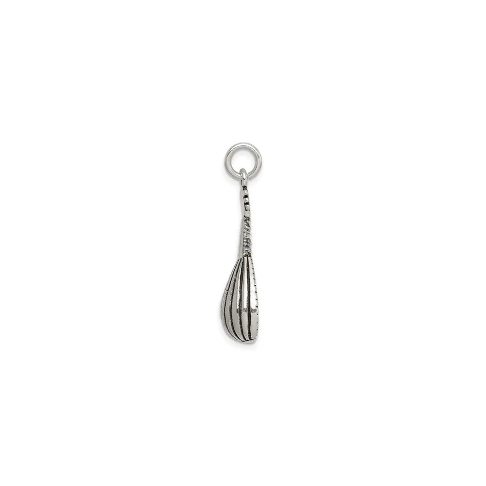 Antique Mandolin Pendant (Silver)