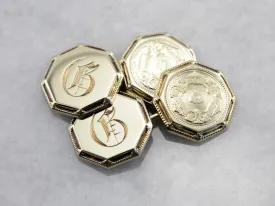 Antique Old English G Monogramed Cufflinks