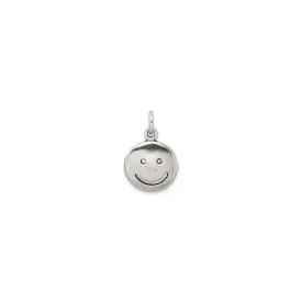 Antique Smiley Face Pendant (Silver)