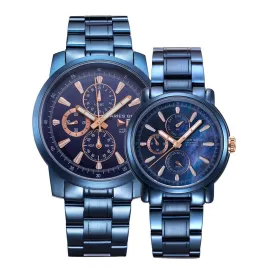 ARIES GOLD INSPIRE CONTENDER G 7301 BU-BURG & B 7302 BU-BURG COUPLE'S WATCHES