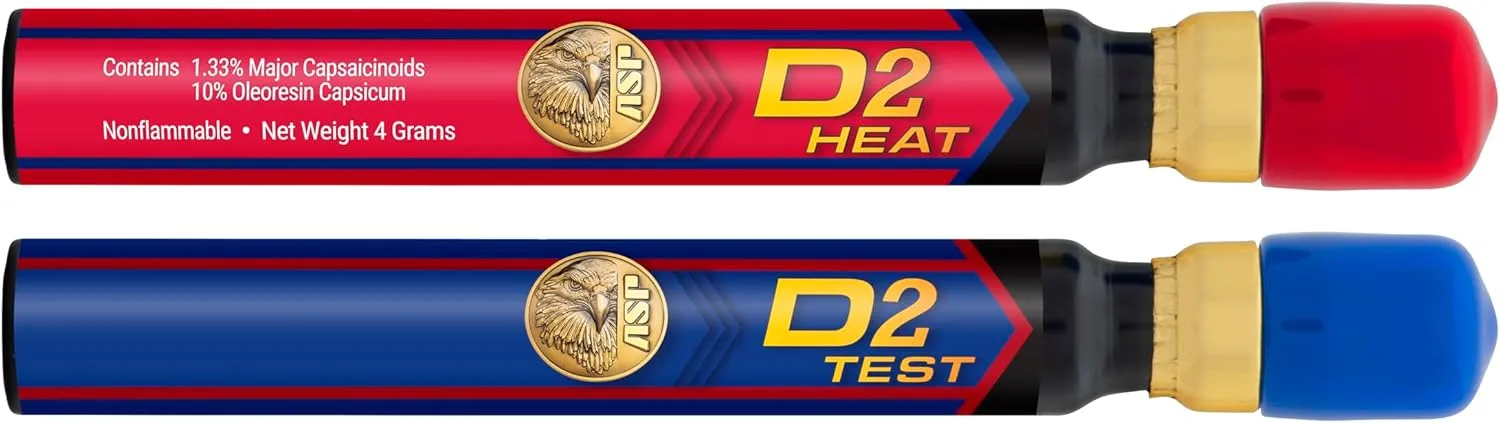 ASP Inserts for Metro or Sport Defender Pepper Spray, Includes 1 Heat and 1 Test Spray