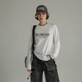 Asymmetric Long Sleeve T-Shirt