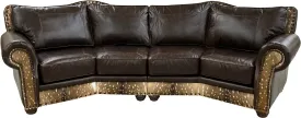 Axis Western Curved Sectional Sofa